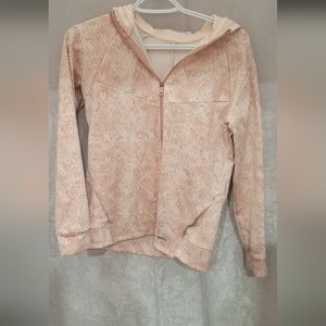 women's athletic works pink sweater